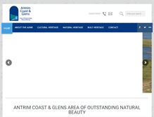 Tablet Screenshot of antrimcoastandglensaonb.ccght.org